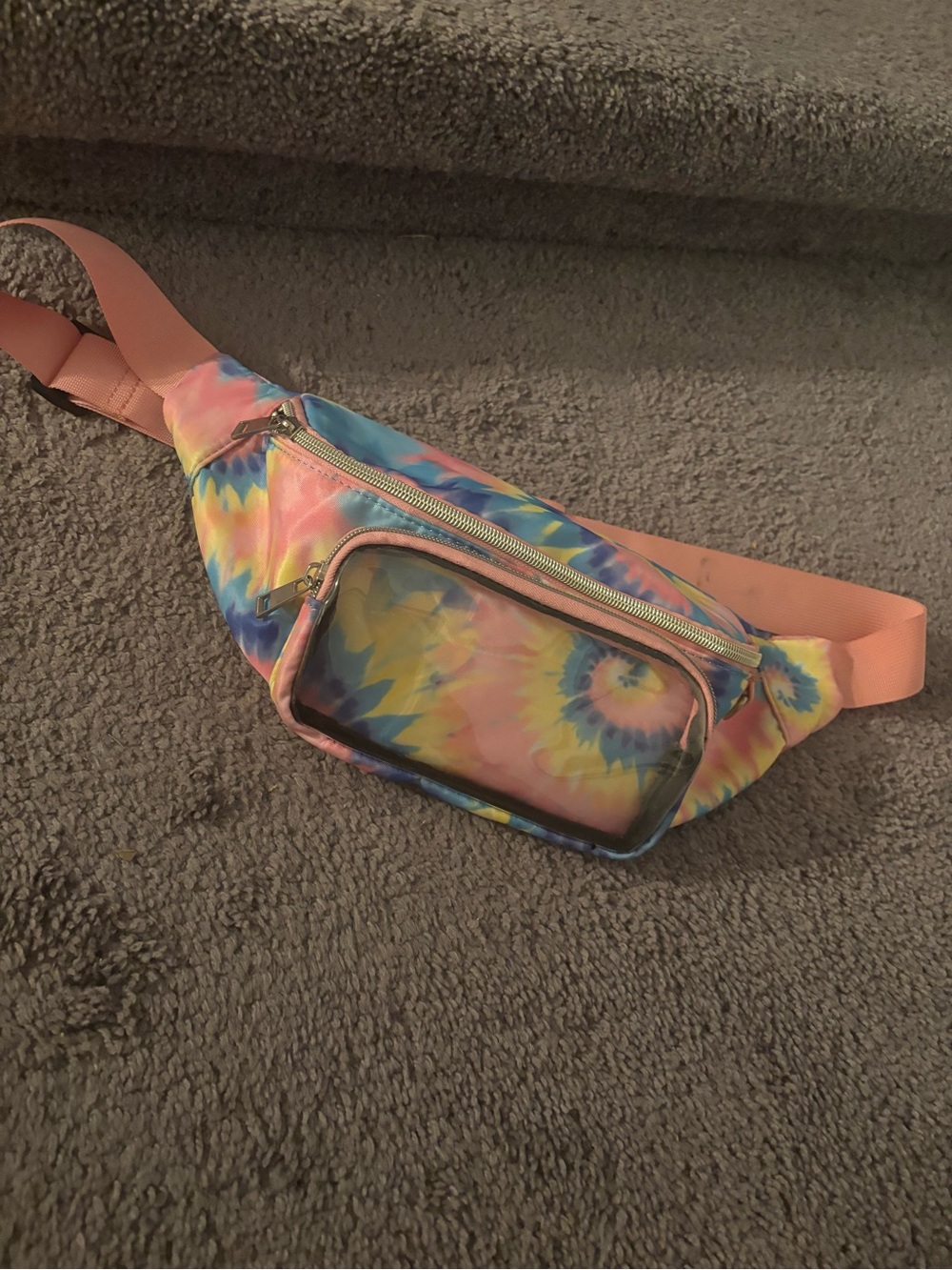 Tie-Dye Pastel Fanny Pack Belt Bag - Picture 1 of 3